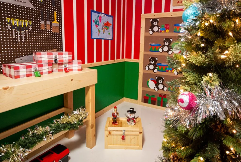 Saving Christmas scene